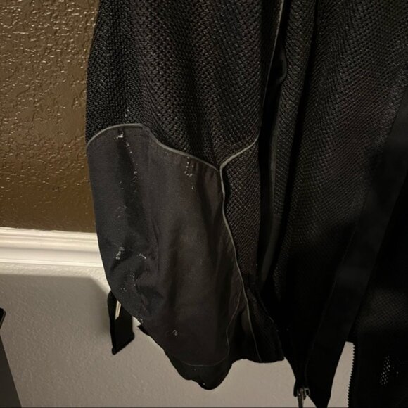 Black Joe Rocket Zip Up Armored Motorcycle Jacket, Size 5XL - Picture 4 of 14
